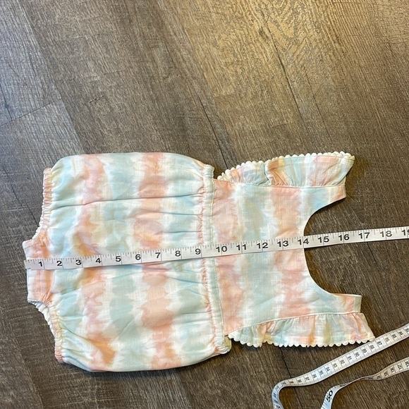 Tommy Bahama Pastel Romper Onesie Overall Tie Dye size 12 months - Picture 12 of 12